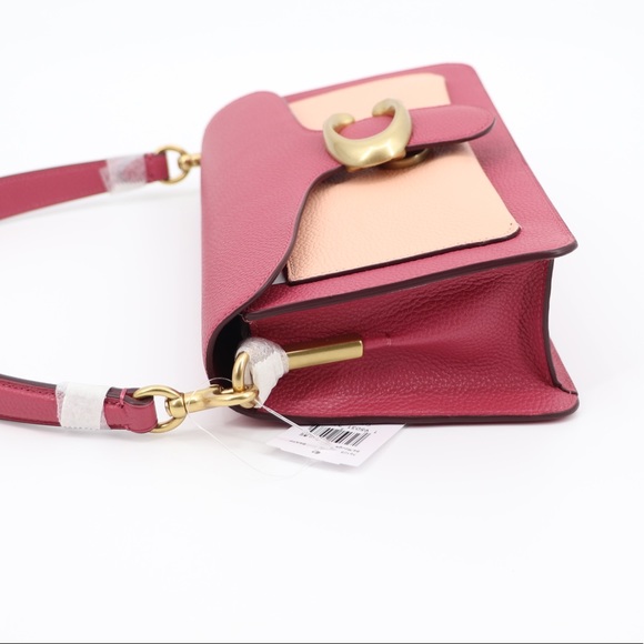 New with Tags Coach Tabby 26 Leather Shoulder Bag Rouge - Picture 7 of 12